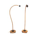 Set of 2 Scandinavian floor lamps, Svanhals, Markslöjd, Sweden, 1980