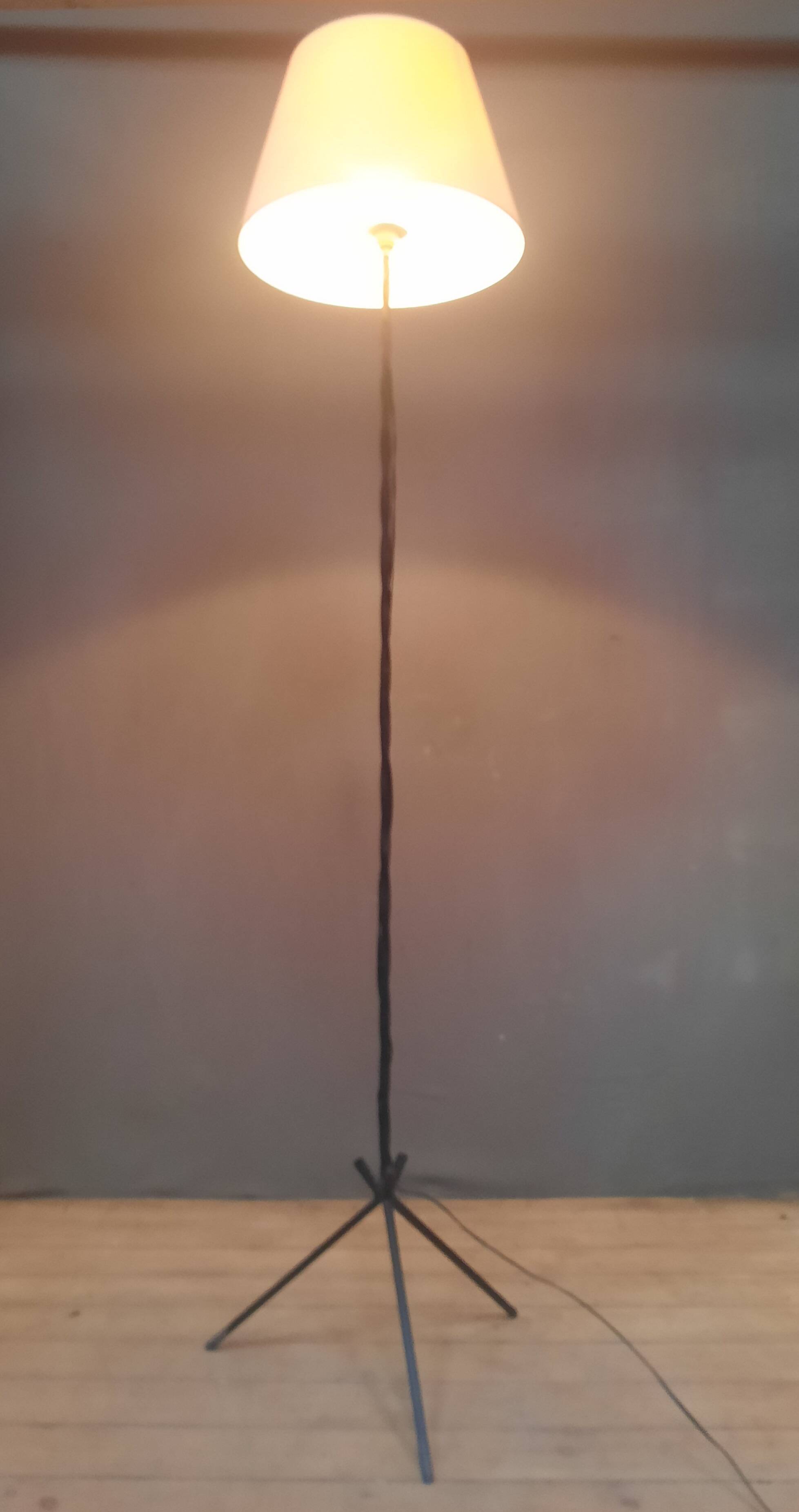 Vintage metal floor lamp