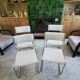 4 renovated vintage sled chairs