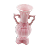 Small pink vase in vintage ceramic
