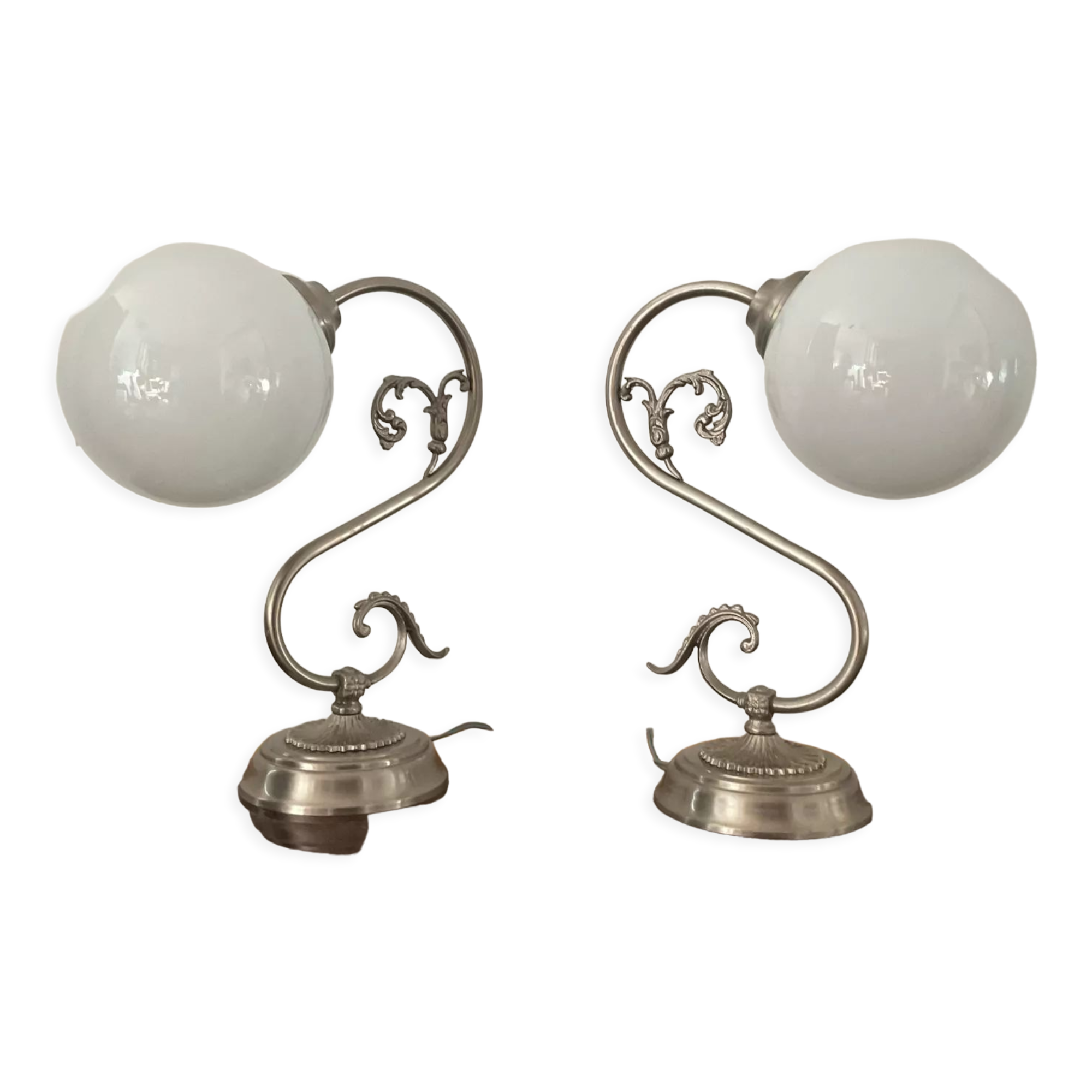 Pair of vintage lamps 70s