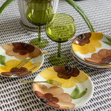 6 dessert plates Castellania 1970