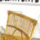 Pair vintage rattan armchairs