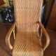 Vintage rattan armchair