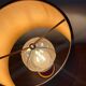 Vintage lamp from the 50s -60s brass and red metal