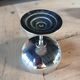 9 antique stainless steel ice cream cups