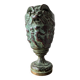 Devil's head vase in bronze