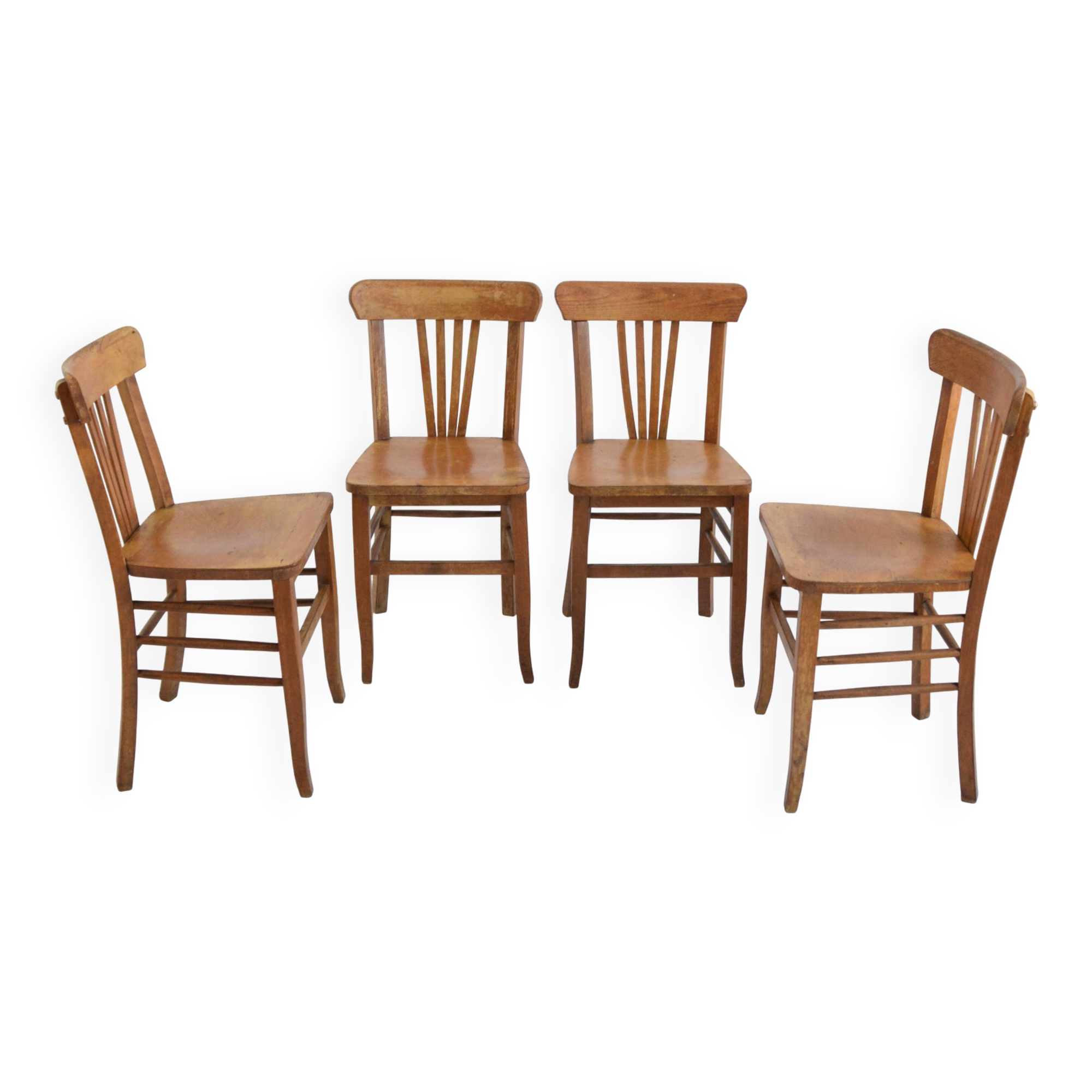 4 bistro chairs, 1950