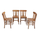 4 bistro chairs, 1950