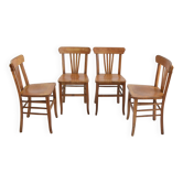 4 bistro chairs, 1950