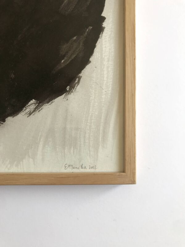 Emmanuelle messika, sans titre vi, 2012. encre sur papier signée au crayon