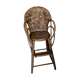 Chaise haute en rotin