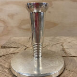 Silver metal candle holder 1930
