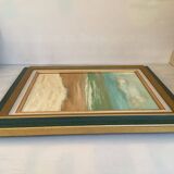 Marine painting by Pierre Van Grevelinge, oil on canvas, signed.