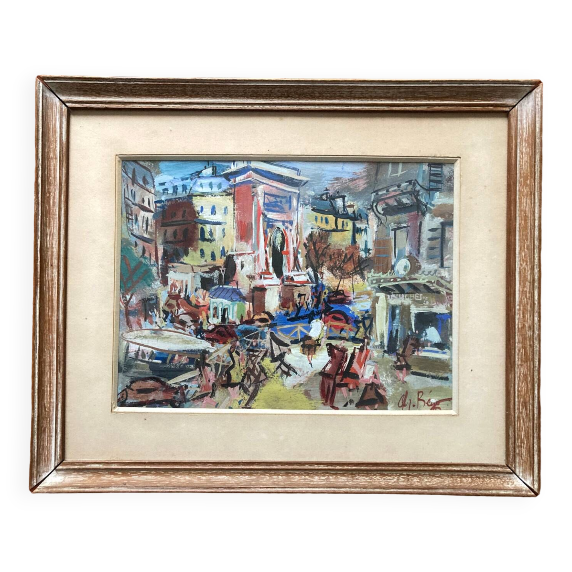 Tableau - La porte Saint Denis - Paris