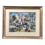 Tableau - La porte Saint Denis - Paris