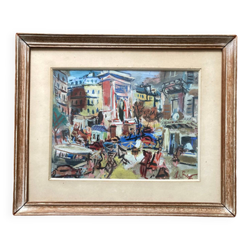 Painting - The Saint Denis Gate - Paris