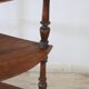 Antique walnut corner shelves 19th century