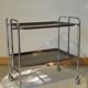 Vintage folding wheeled dessert trolley