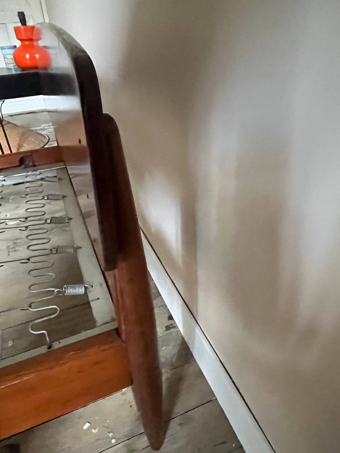 Teak bed by Henri Lancel from the 50s and 60s