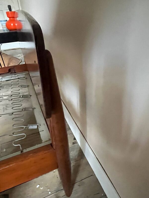 Lit en teck de Henri Lancel des années 50-60