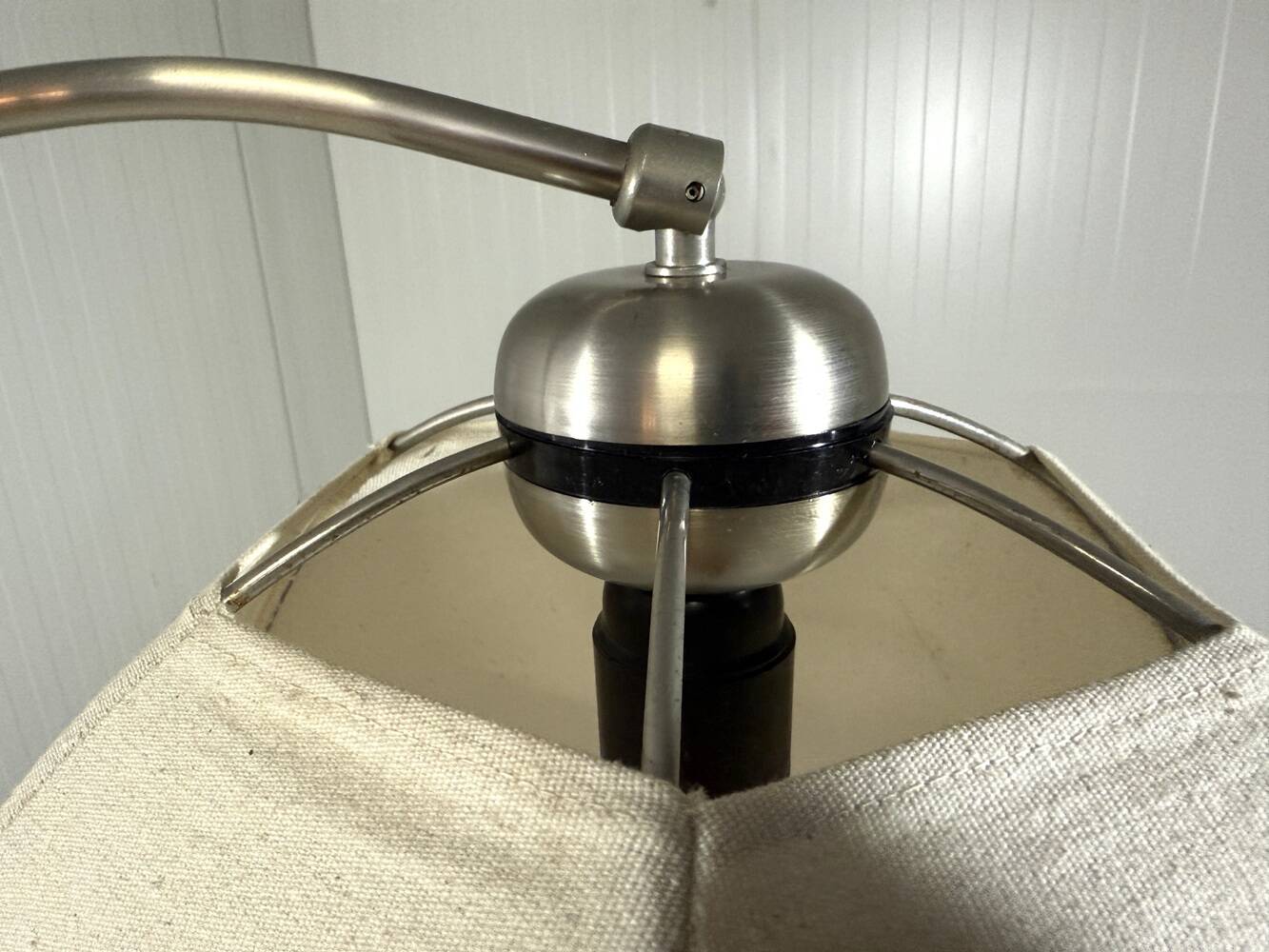 Counter balance floor lamp umbrella lamp shade 1970-80’s