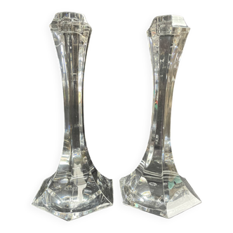 Pair of Saint Louis Vega candlesticks
