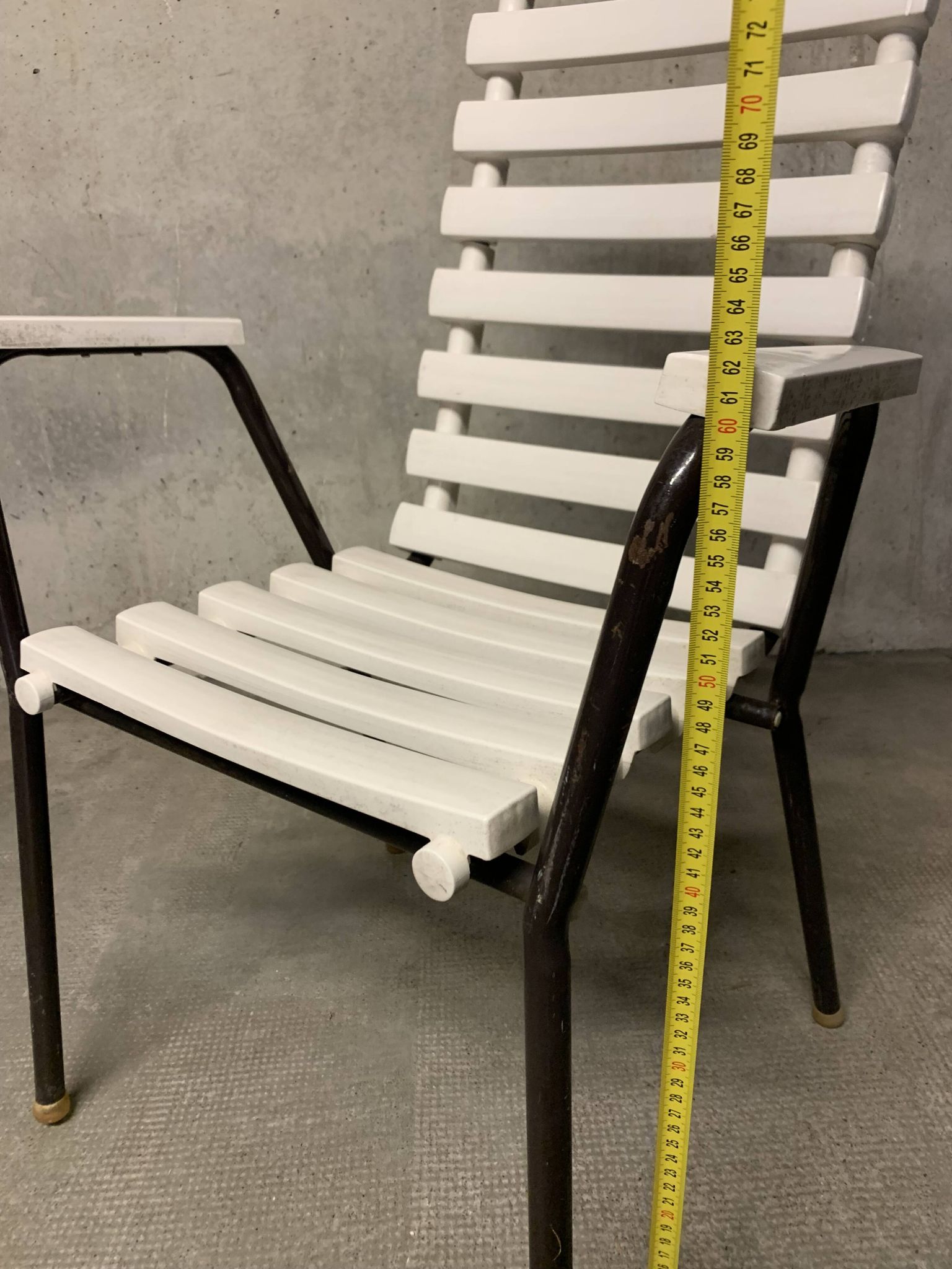 Vintage Garden Furniture Chairs Retro Design 70's Armchair