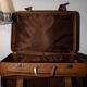 Brown soft suitcase