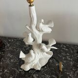 Lamp with 4 vintage doves
