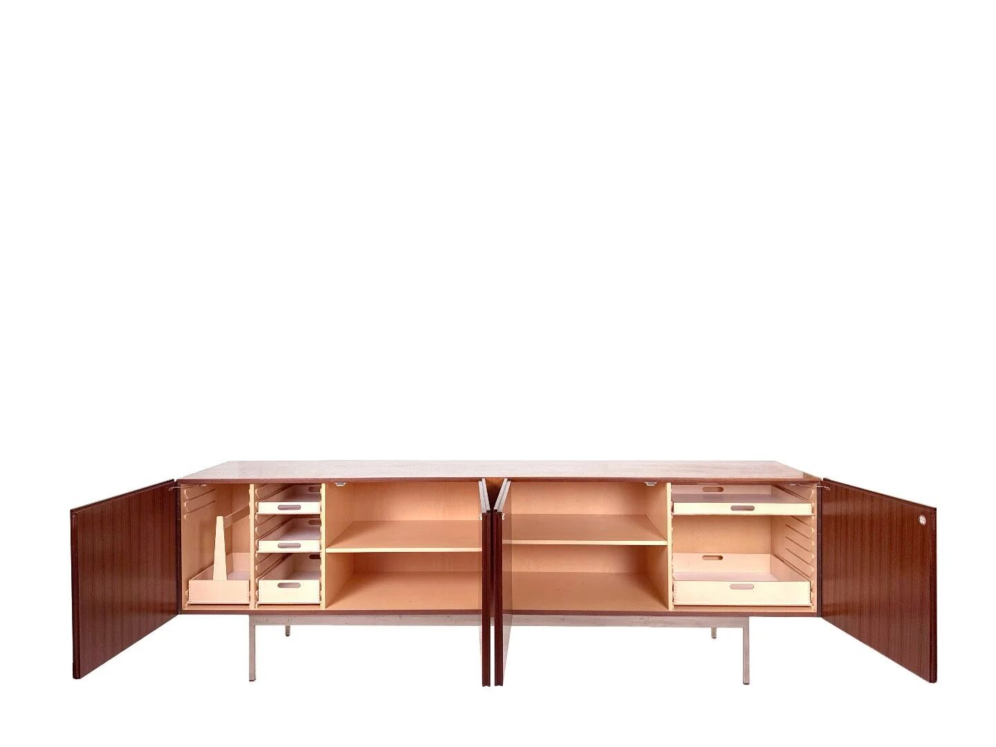 Mid-century teak sideboard B40 by Dieter Waeckerlin for Behr
