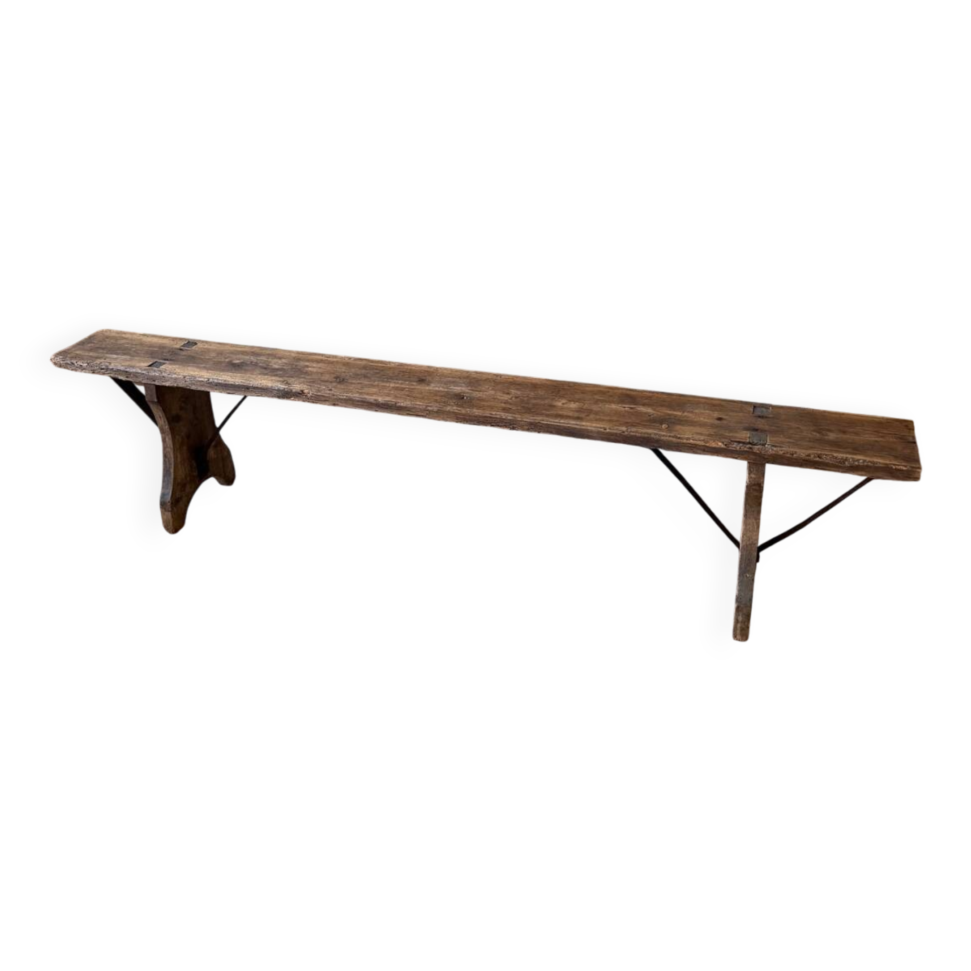 Banc de ferme rénové