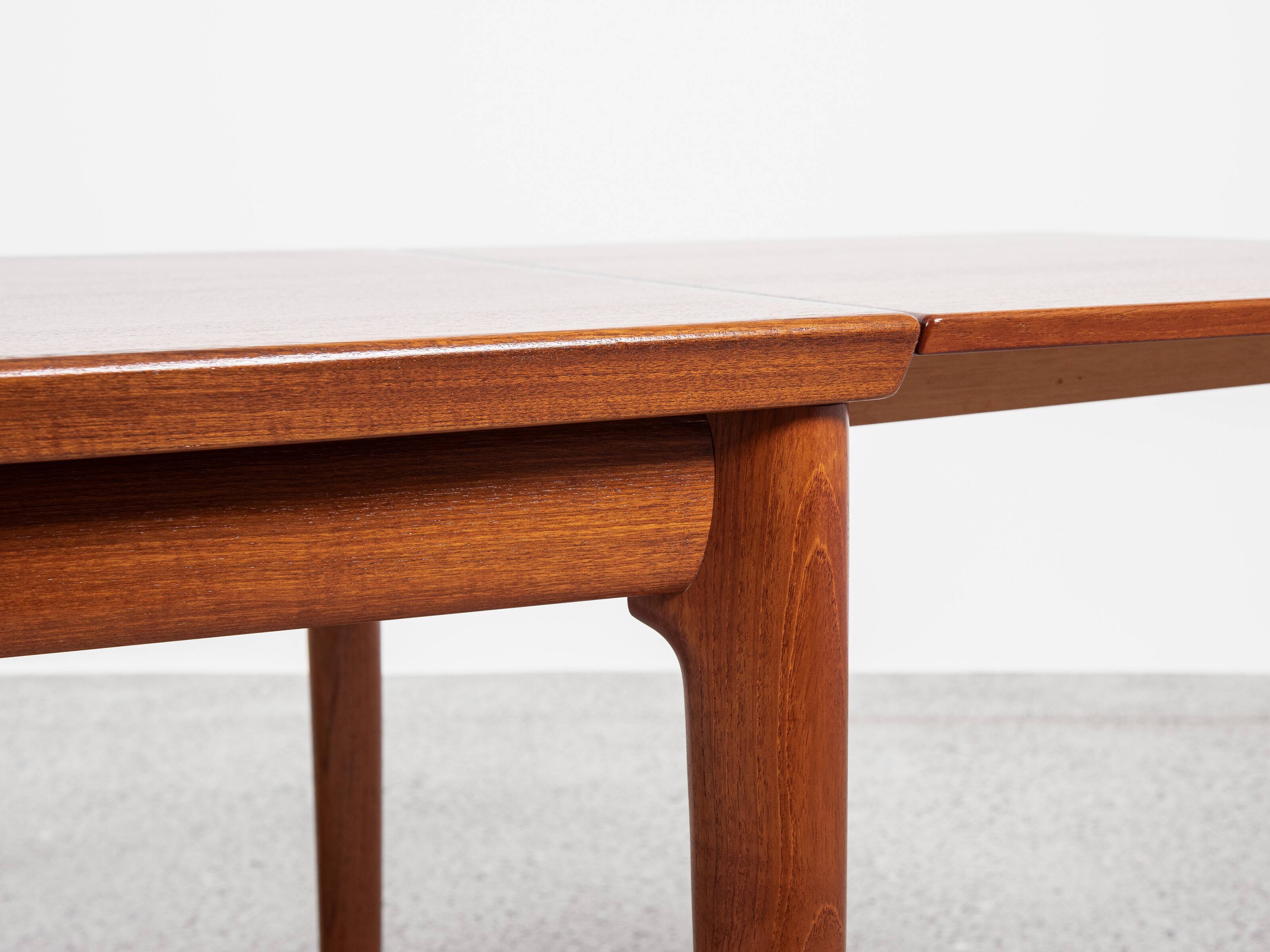 Midcentury Danish dining table in teak by Grete Jalk for Glostrup 1960s