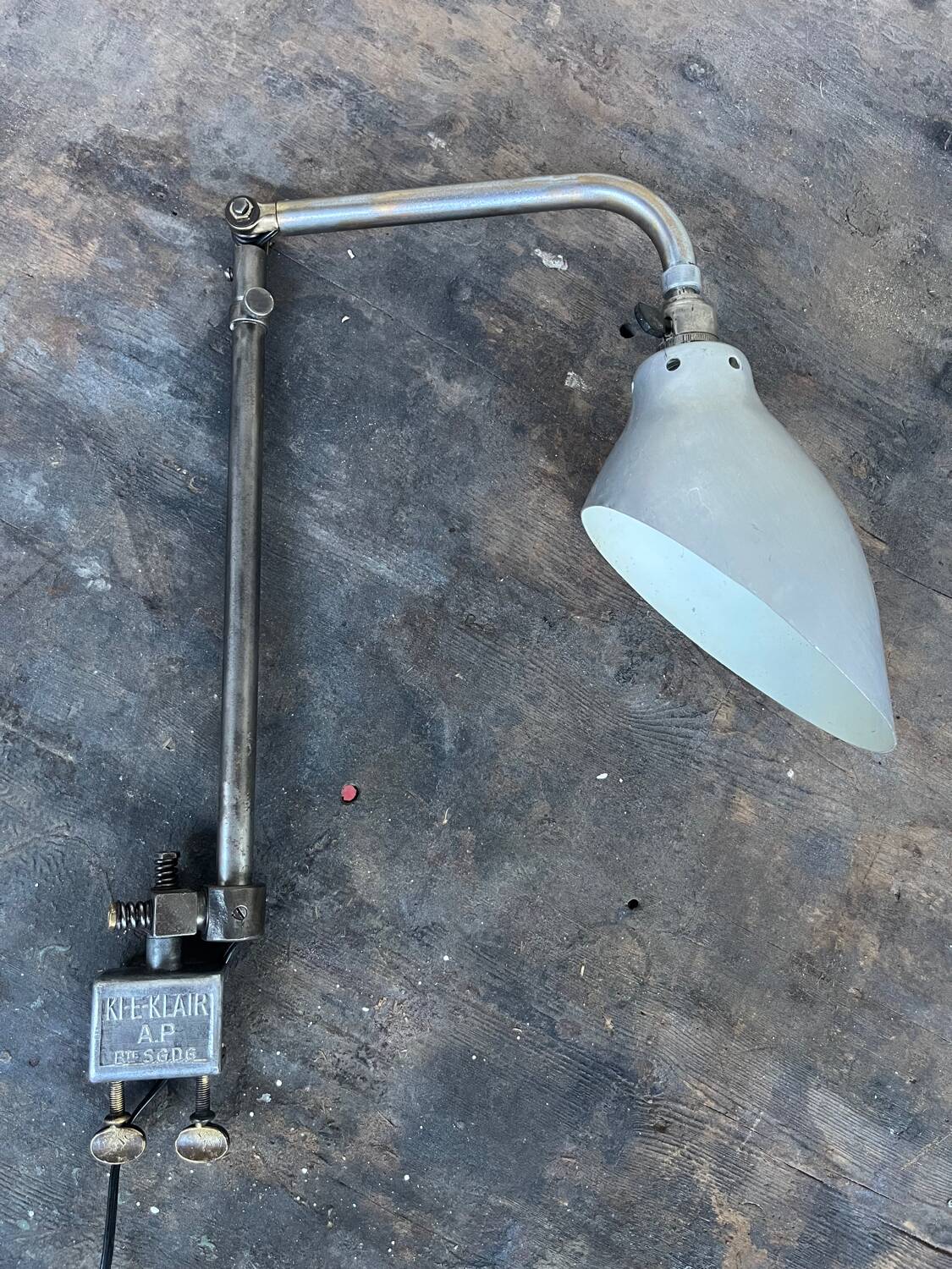 Industrial lamp from the 60s by KIE KLAIR