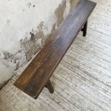 Solid oak bench