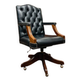 English President Chair Black Office chair black