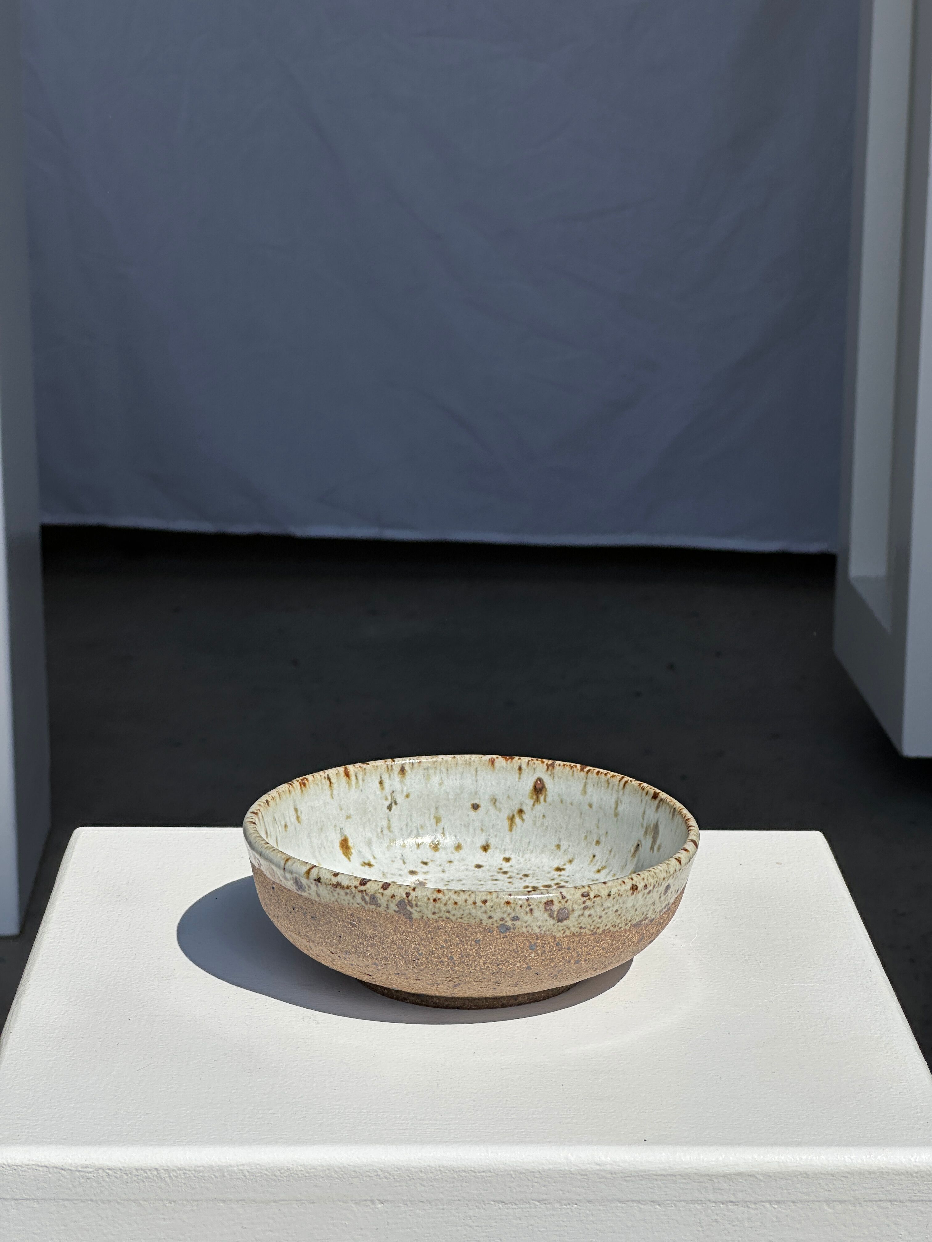 Bol en céramique moucheté et brun mat