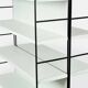 Industrial metal roomdivider / bookcases / bookshelves, 1960s Netherlands