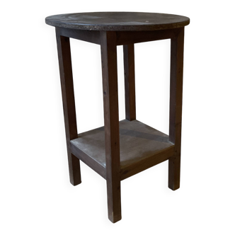 Sellette bois plateau rond
