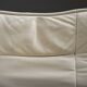 Canapé inclinable vintage Cassina Veranda en cuir crème, années 1980