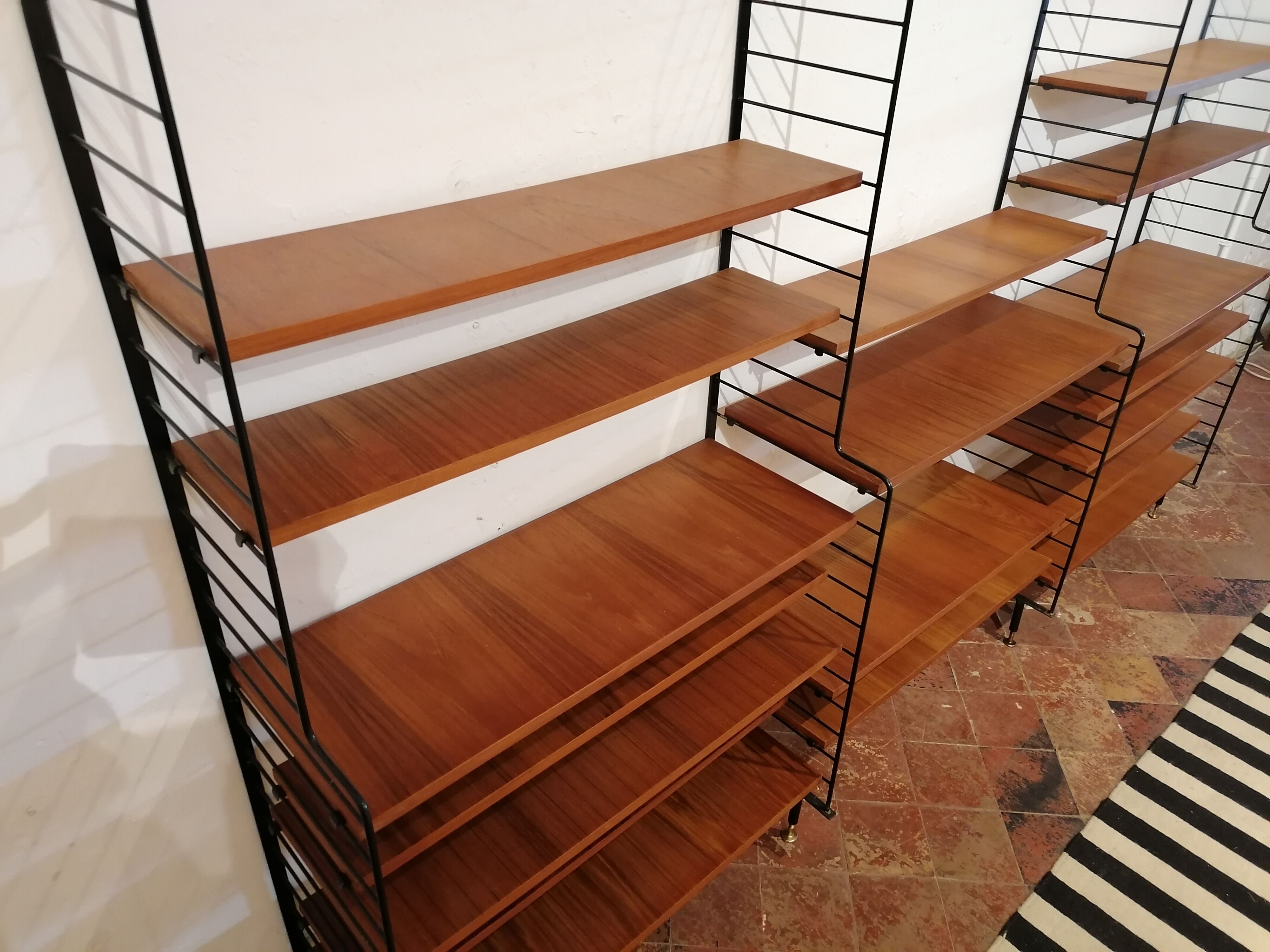 String wall shelf system, 1960s