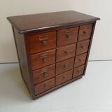 Vintage Dutch filing cabinet with drawers