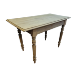 Table rectangulaire ancienne en orme massif