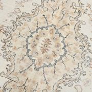 6x10 Cream & Beige Oriental Turkish Area Rug, 193x298Cm