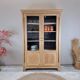 GLASS CABINET IN SOLID OAK