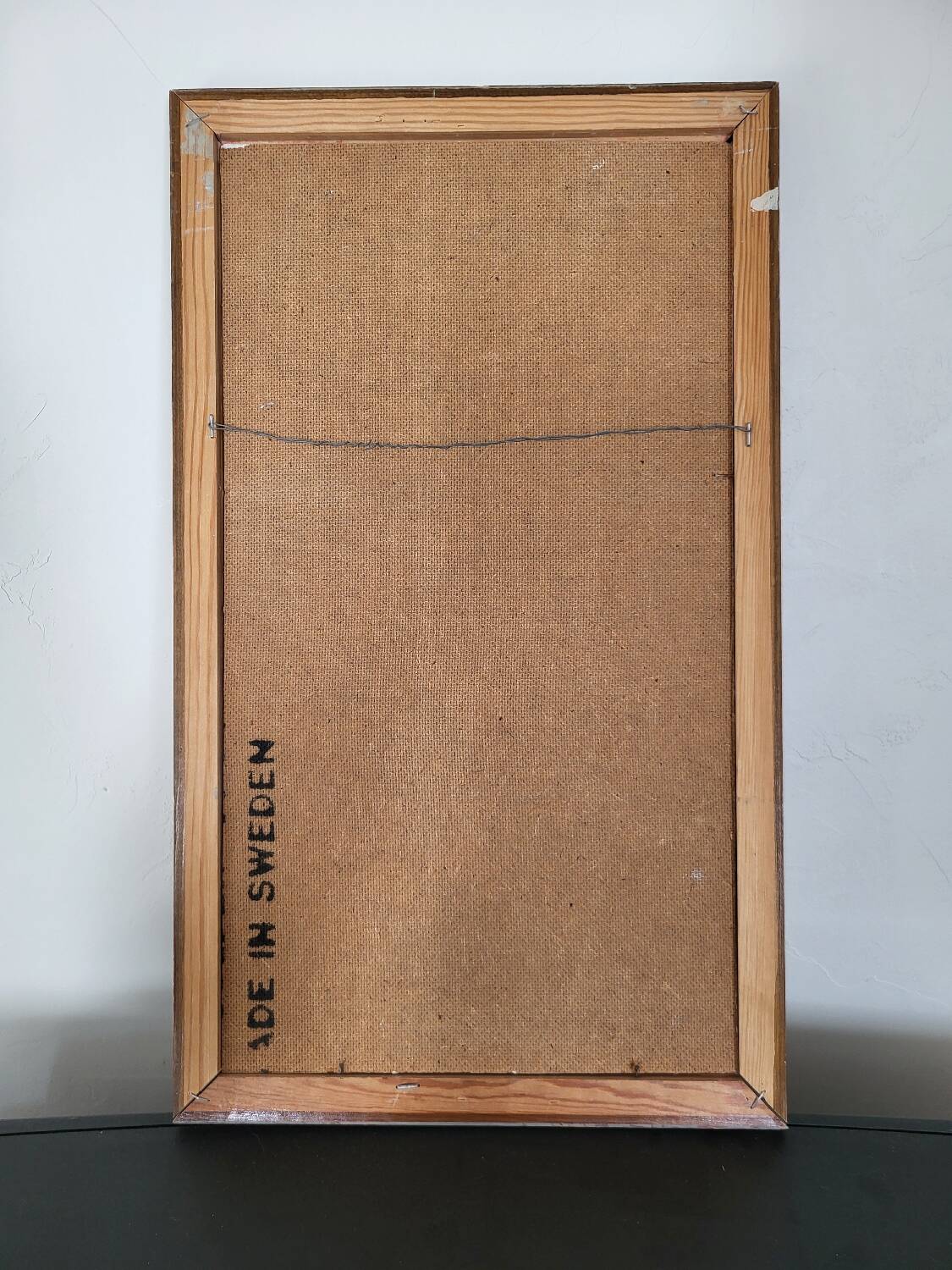 Painting Siv Holme 1971 / African Man Playing a Drum