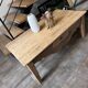 Table basse bois massif avec tiroir