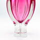 XXL Vase Josef Hospodka Chřibská Bohemian Crystal Rose 60s