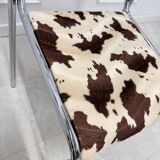 70s cow print chair