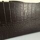 Small suitcase cardboard way crocodile